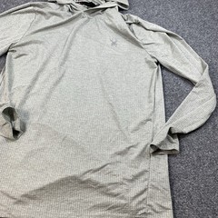 Spyder Shirt Mens Medium Gray Long Sleeve High Neck Outdoors Hoodie