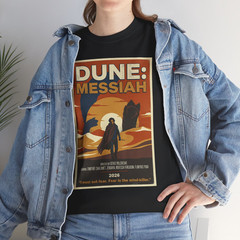 Dune Messiah T Shirt Retro Sci Fi Movie Poster Graphic Vintage Black Tee