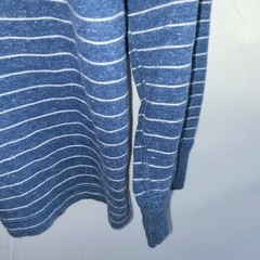 J. Crew Knit Goods Mens Large Slim Fit Long Sleeve Pullover Henley Shirt Striped