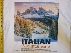 NWT Mad Engine Small Italian Mountainside Italia Ski Dolomiti Queen of Dolomites