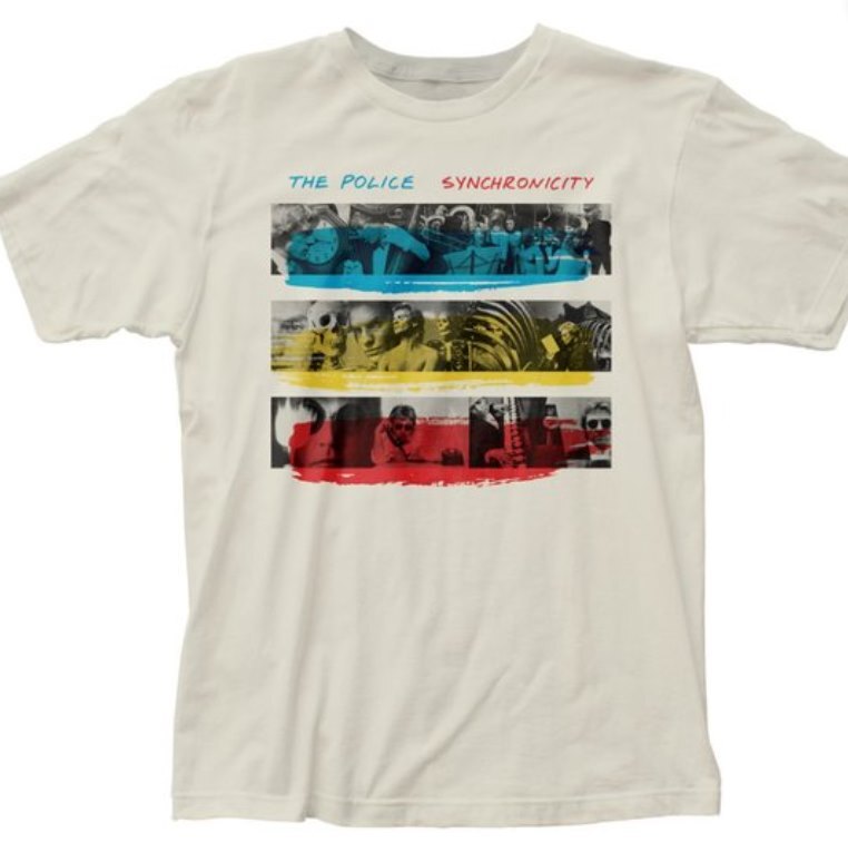 The Police Synchrocity Mens T Shirt Natural
