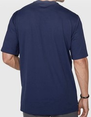 Peter Millar Mens Large Tall Navy Summer Comfort Short Sleeve T-Shirt Logo-Free