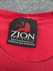 Vintage Bob Marley Zion Rootswear T-Shirt Mens Medium Red 2007 Rasta Reggae