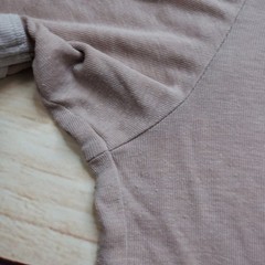 H&M Ringer Tee Men Medium Tan Short Sleeve Silk Wool Blend Regular Fit 1260005 1
