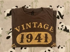 Anvil Men’s Shirt Size Large Brown Vintage Aged To Perfection 1941