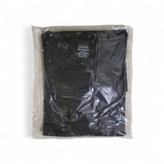 Men’s Black Polyester T-Shirt – Lightweight Breathable Tee – New