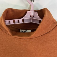 LL Bean High Neck Long Sleeve Shirt Mens Size LT Tall Amber Stretch Soft US Made