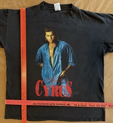 Vintage 90s Billy Ray Cyrus Tour T-Shirt Men’s Size XL Gem Tag, Double Sided