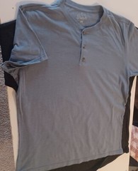 Fresh Clean Tees Large LOT OF 3 SHIRTS – LS Henley SS Henley + Tee