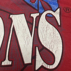Logo 7 CINCINNATI REDS 1990 T-Shirt XL Jersey World Series Champions Logo VTG