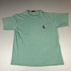 Mickey Unlimited T-Shirt Mens XL Green Striped Goofy Embroidered Vintage Disney