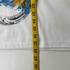 Island Limited Mens Graphic Tank Top White Golden Dragon Sword Y2K Streetwear L