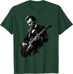 Abraham Lincoln Abe Lincoln Playing Guitar Retro Vintage T-Shirt