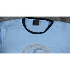 Vintage 2005 The Simpsons Moes Tavern Ringer T Shirt Mens XL Changes Y2K Blue