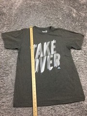 Adidas The Go-To Tee Shirt Mens Size Medium Gray Take Over Short Sleeve