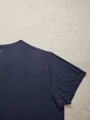 Tommy John Men T Shirt 2XL Navy Blue Crew Neck Pocket Short Sleeve Comfort Wear