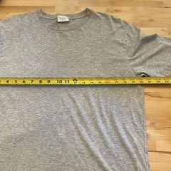 Håndværk Men’s Pima Cotton Sustainable Gray T-shirt Elevated Basic Premium Peru