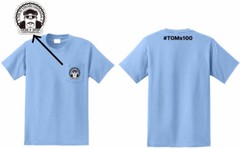 Tom of Finland 100th Birthday 100 T-shirt Tee Shirt and Pin Enamel Lapel Pin