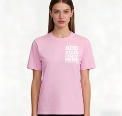 Custom Gift T-Shirt Personalized Photo Text Print For Family Friends Birthday
