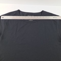 NWT BYLT Wide Neck Lux T-Shirt Mens Large Black Athletic Fit S/S Premium Basics