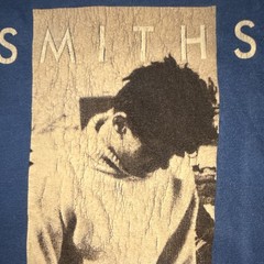 Vintage Gildan Ultra Cotton The Smiths “How Soon Is Now?” Blue Graphic Tee S