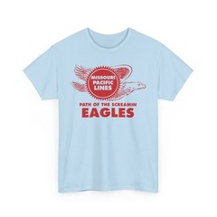 Missouri Pacific Lines Screaming Eagles Railroad Logo Vintage T-Shirt