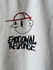 ZARA “EMOTIONAL RESPONSE” TEXTURED TEE MENS SIZE M