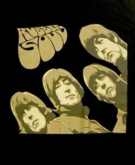 THE BEATLES “Rubber Soul” Cover Artwork LARGE Adult Unisex T-shirt 2010 Apple