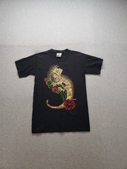 Karani Art Men T Shirt S Black Graphic Print Crew Neck Short Sleeve Comfort Wear