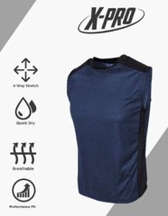 Mens Sleeveless Muscle Tee Performance Solid Blank Tank T Shirt Summer Gym Top