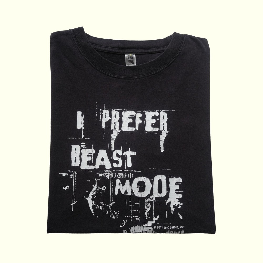 X BOX GEARS OF WAR 3 PROMO VTG Y2K BEAST MODE EPIC GAMES GRAPHIC T SHIRT SZ XL