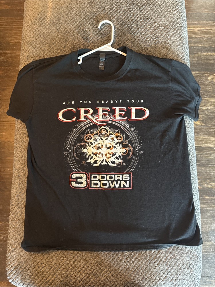 Creed 2024 Are You Ready Tour T-shirt with 3 Doors Down Mens Medium