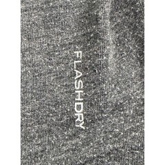 The North Face Mens FlashDry Henley Shirt Long Sleeve Gray Heather Large L/G