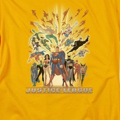 JLA United Licensed Adult Unisex T-Shirt Regular Fit Tee SM-3X
