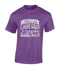 I HAVE IT ALL TOGETHER MENS T SHIRT PRINTED SLOGAN FUNNY GIFT IDEA PRESENT TOP
