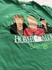 Home Alone Green 20th Century Fox T-Shirt Size Large Graphic Wet Bandits