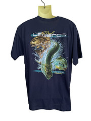 NWT Reel Legends Men’s Navy Blue Short Sleeve Inshore Dreams T-Shirt Large