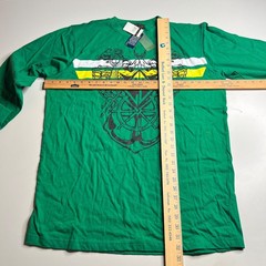 COOGI Green Graphic Long Sleeve T Shirt 2XL New With Tags Streetwear 00s y2k