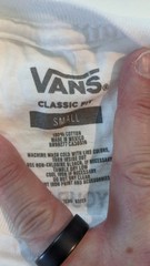 Vans “Adopt-a-Friend” Unique Animal Shelter T-shirt Adult Small 100% Cotton NWOT