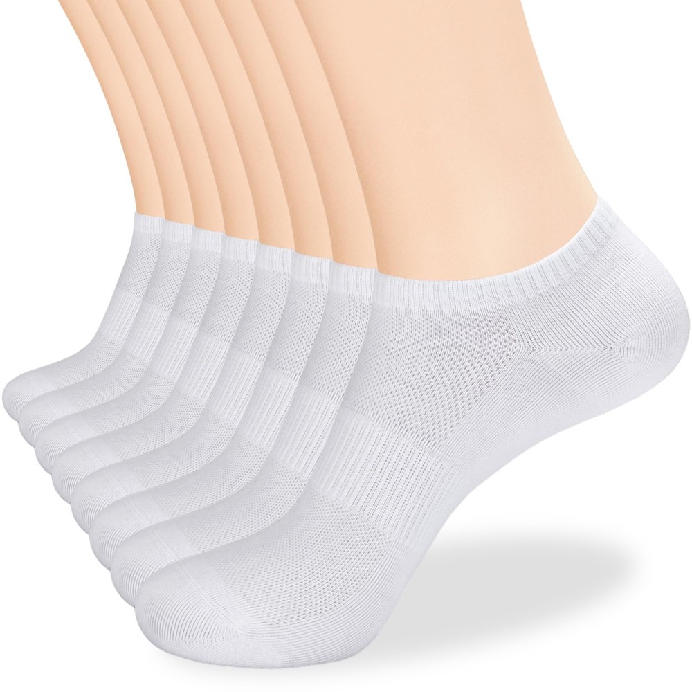 Women’s Ankle Cotton Socks – 8/12 Pairs Low Cut Athletic Running Thin No Show…
