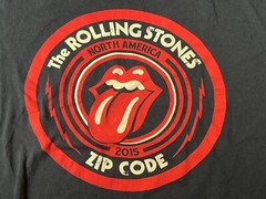 4 Rolling Stones Band Logo T-Shits, Bigger Bang Zip Code Tour MoMA 50 Years USED