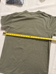 Brisco Brands T Shirt Don’t Worry it’s Organic Mens size medium gray orange