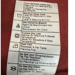 Carhartt men’s Long Sleeve T-Shirt TK0231 Loose Fit Red Logo sleeve graphic XL