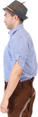 Oktoberfest German Bavarian Trachten Costume Plaid Shirt