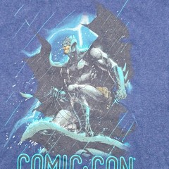 Batman SDCC 2014 Graphitti Designs Shirt 2XL Blue 75th Anniversary Exclusive