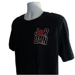 Air Jordan Jumpman Logo Men’s T-Shirt XXL Men’s Black Red Nike All Over Print