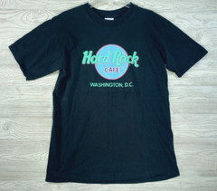 Vintage Hard Rock Cafe Shirt XL Washington DC Black Single Stitch 90s Logo USA