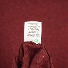 Cremieux Men’s Long-Sleeve Shirt Crew Neck XL Red Black Specks NWT
