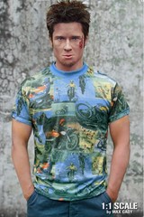 Screen Accurate FIGHT CLUB MOTOCROSS T-shirt Tyler Durden size L Mens fashion