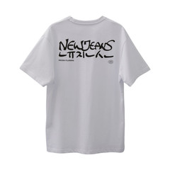 (BNIB)NewJeans x Hiroshi Fujiwara Coller T-Shirt White Ver. 2 L,XL